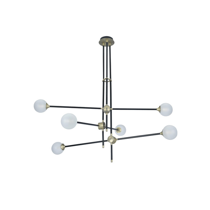 Chandelier In Black Finish