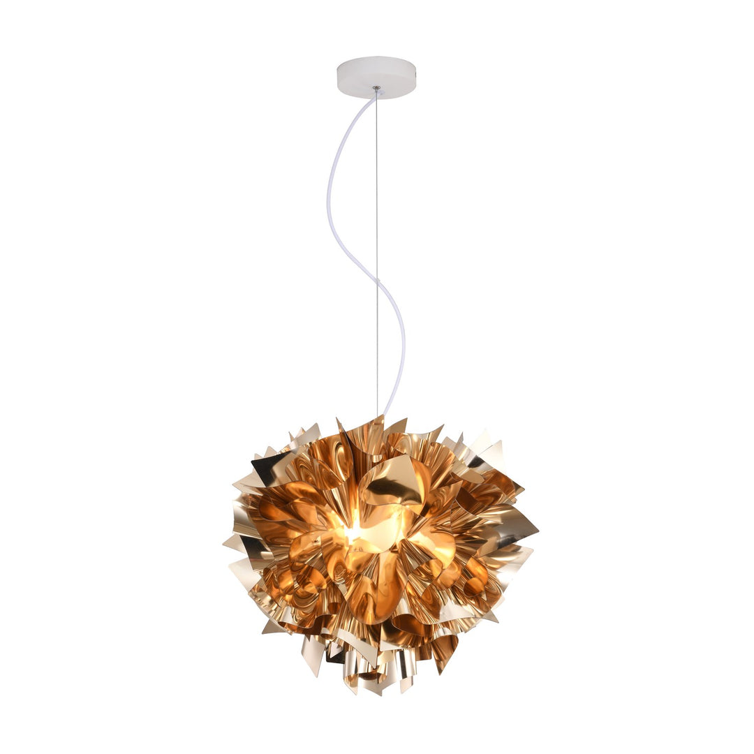 Chandelier In Iron & Acrylic Finish by Bethel