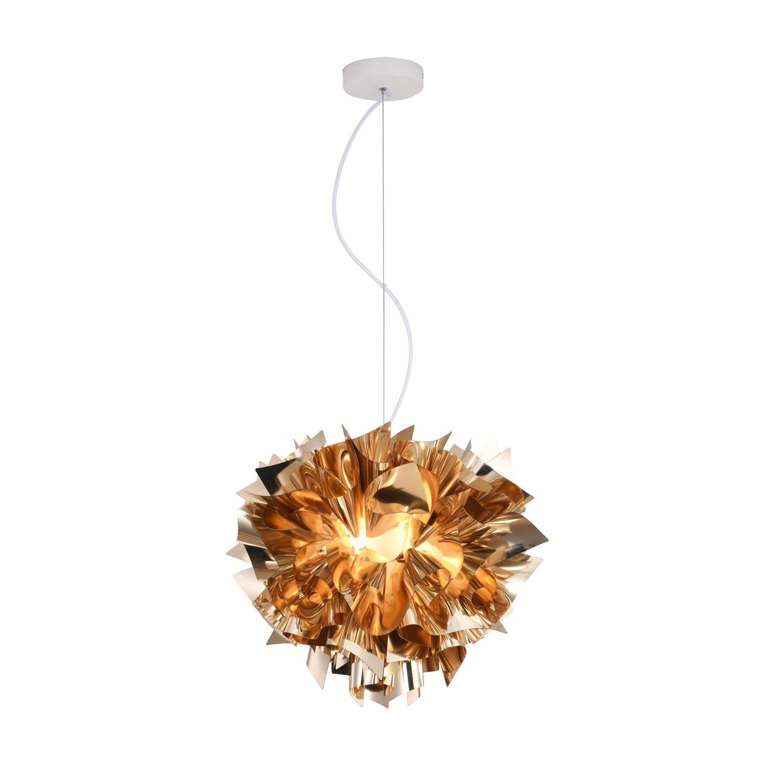 Chandelier In Iron & Acrylic Finish by Bethel