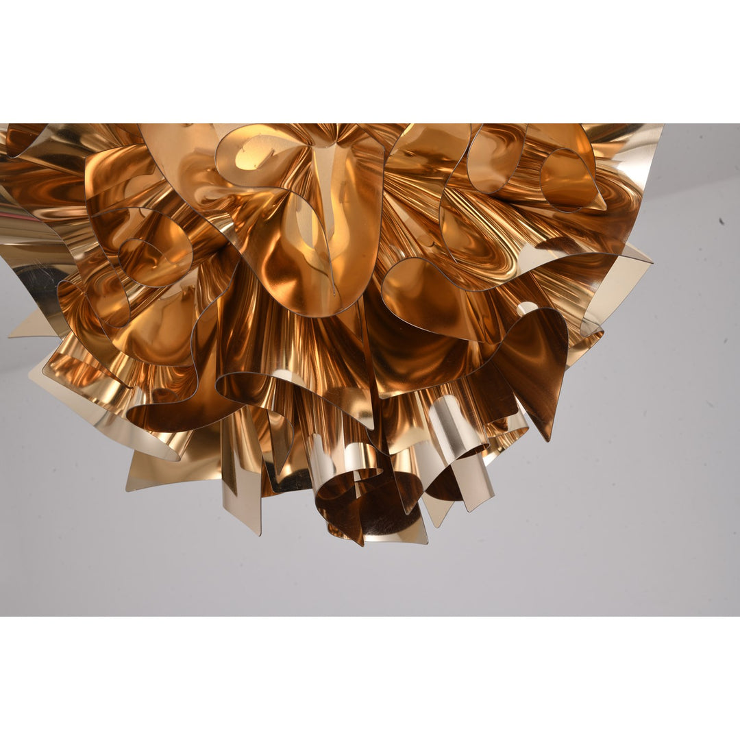 Chandelier In Iron & Acrylic Finish