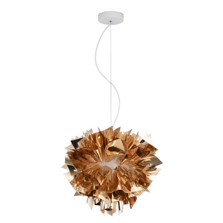 Chandelier In Iron & Acrylic Finish