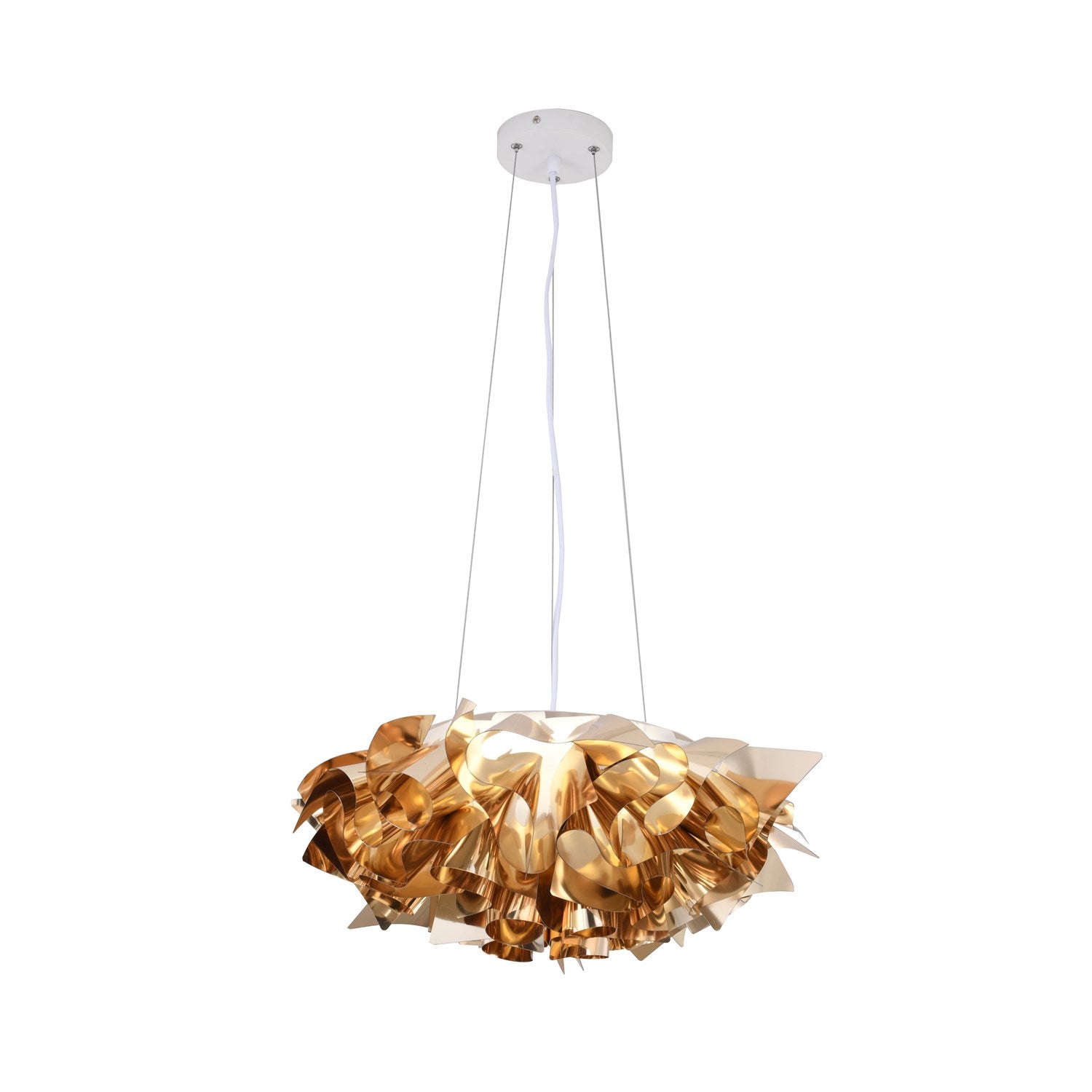 Chandelier In Iron & Acrylic Finish by Bethel