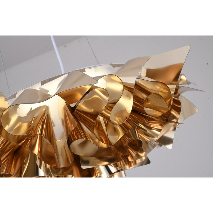 Chandelier In Iron & Acrylic Finish