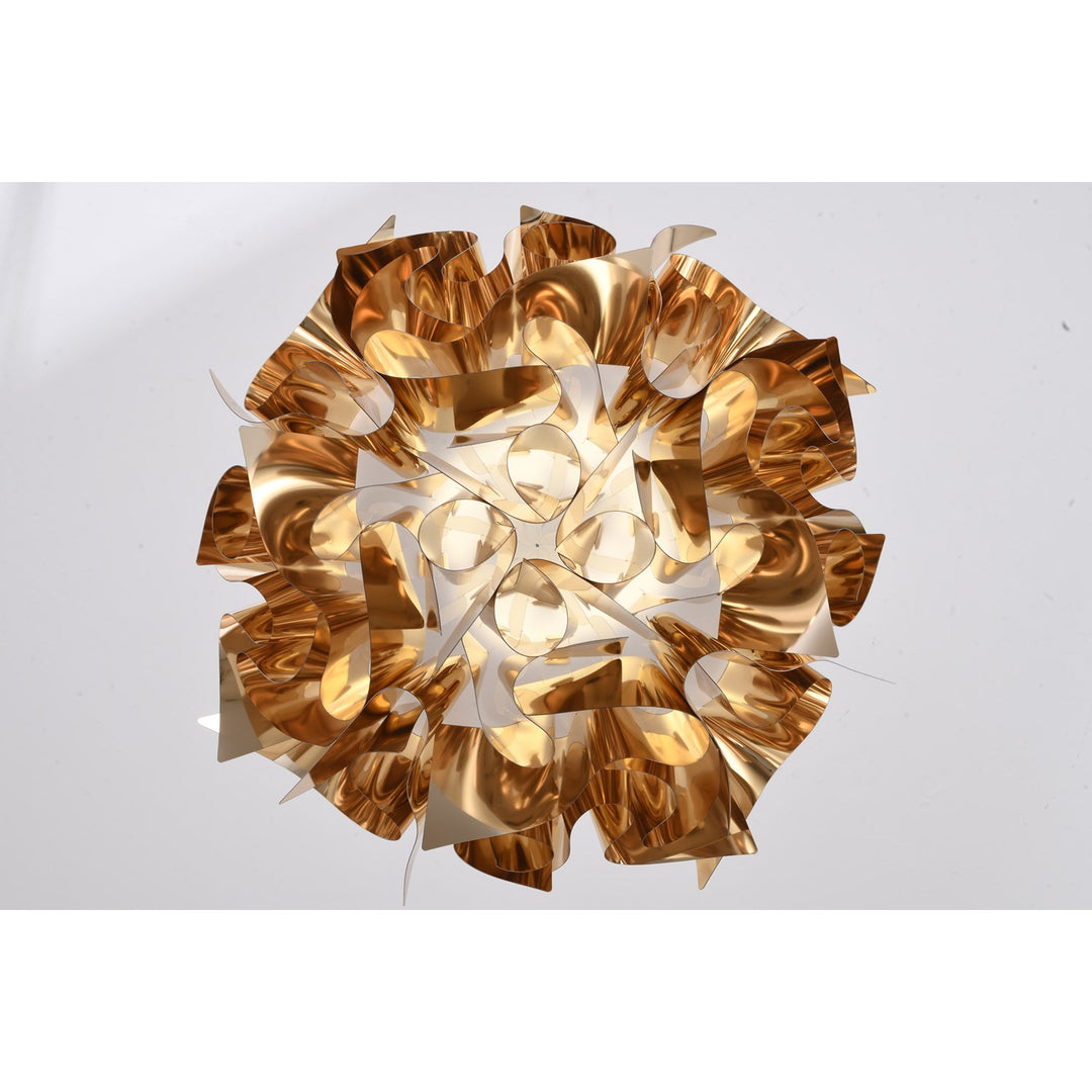 Chandelier In Iron & Acrylic Finish