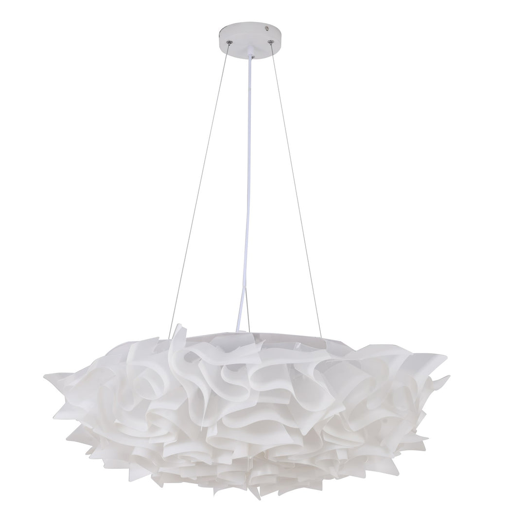 Chandelier In Iron & Acrylic Finish