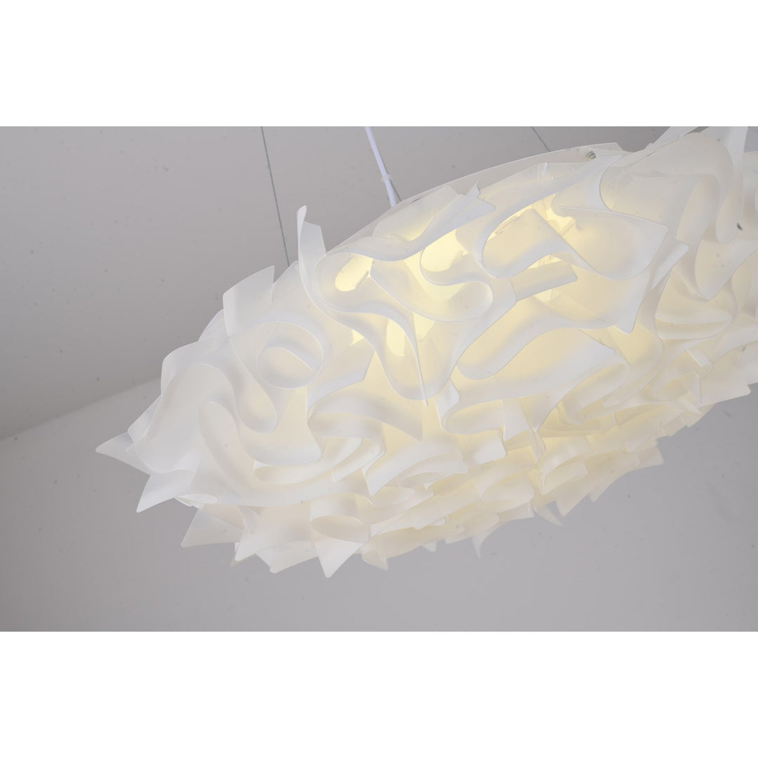 Chandelier In Iron & Acrylic Finish