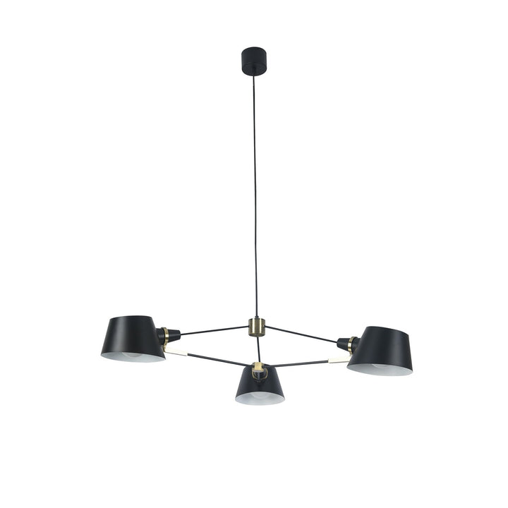 Chandelier In Black Finish