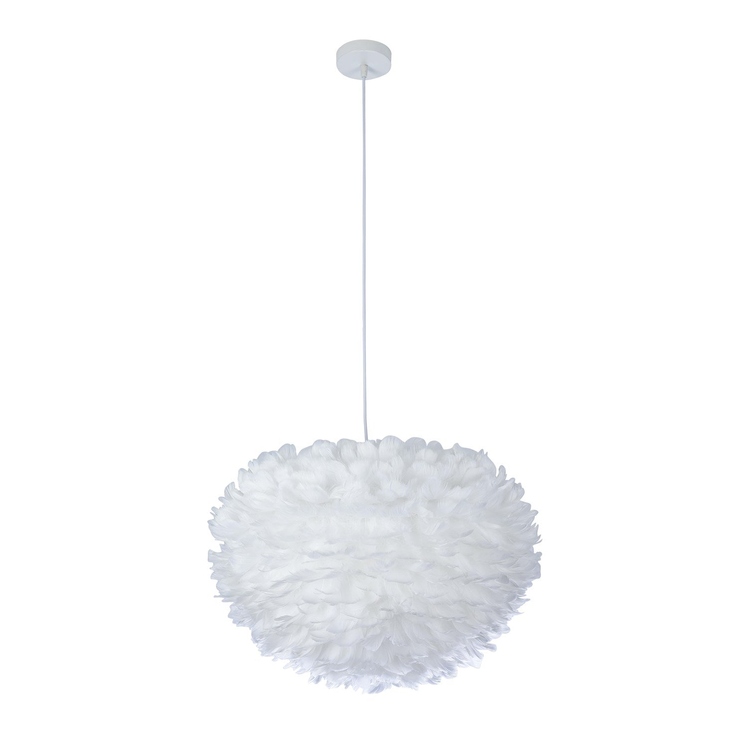 Chandelier In White Finish