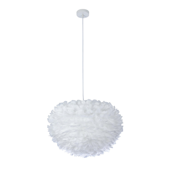 Chandelier In White Finish