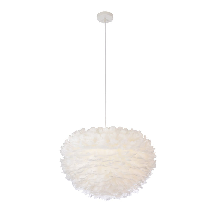 Chandelier In White Finish