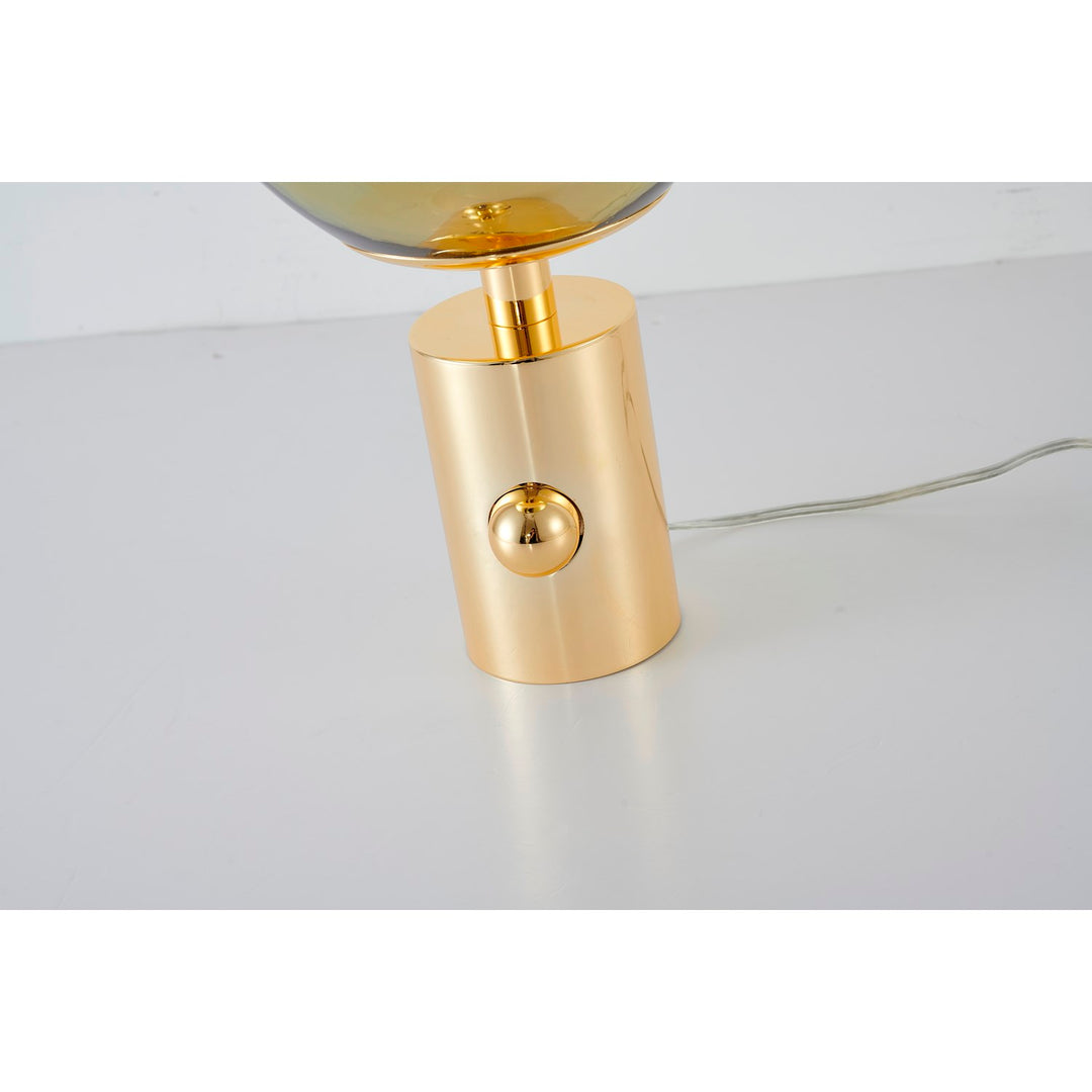 Table Lamp In Gold Finish