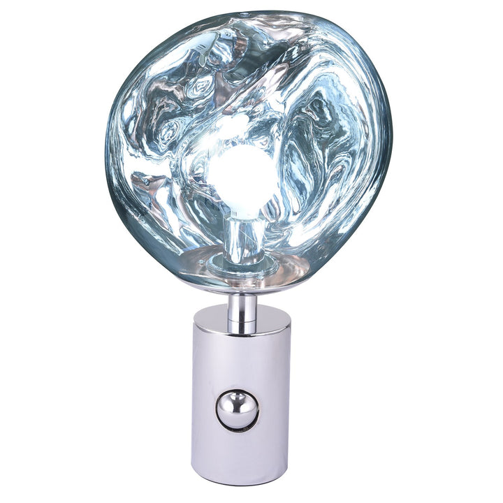 Table Lamp In Silver Finish by Bethel