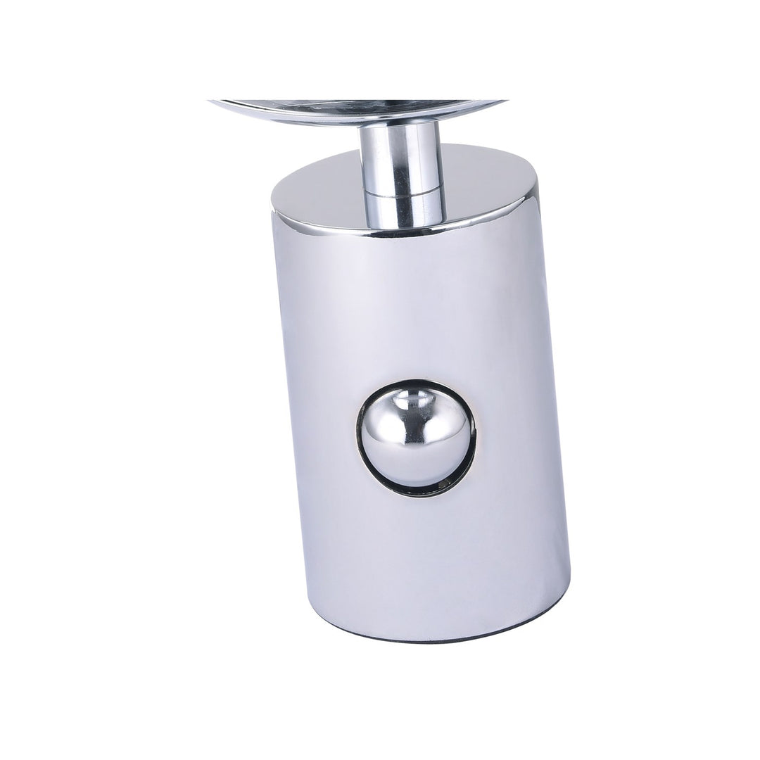 Table Lamp In Silver Finish