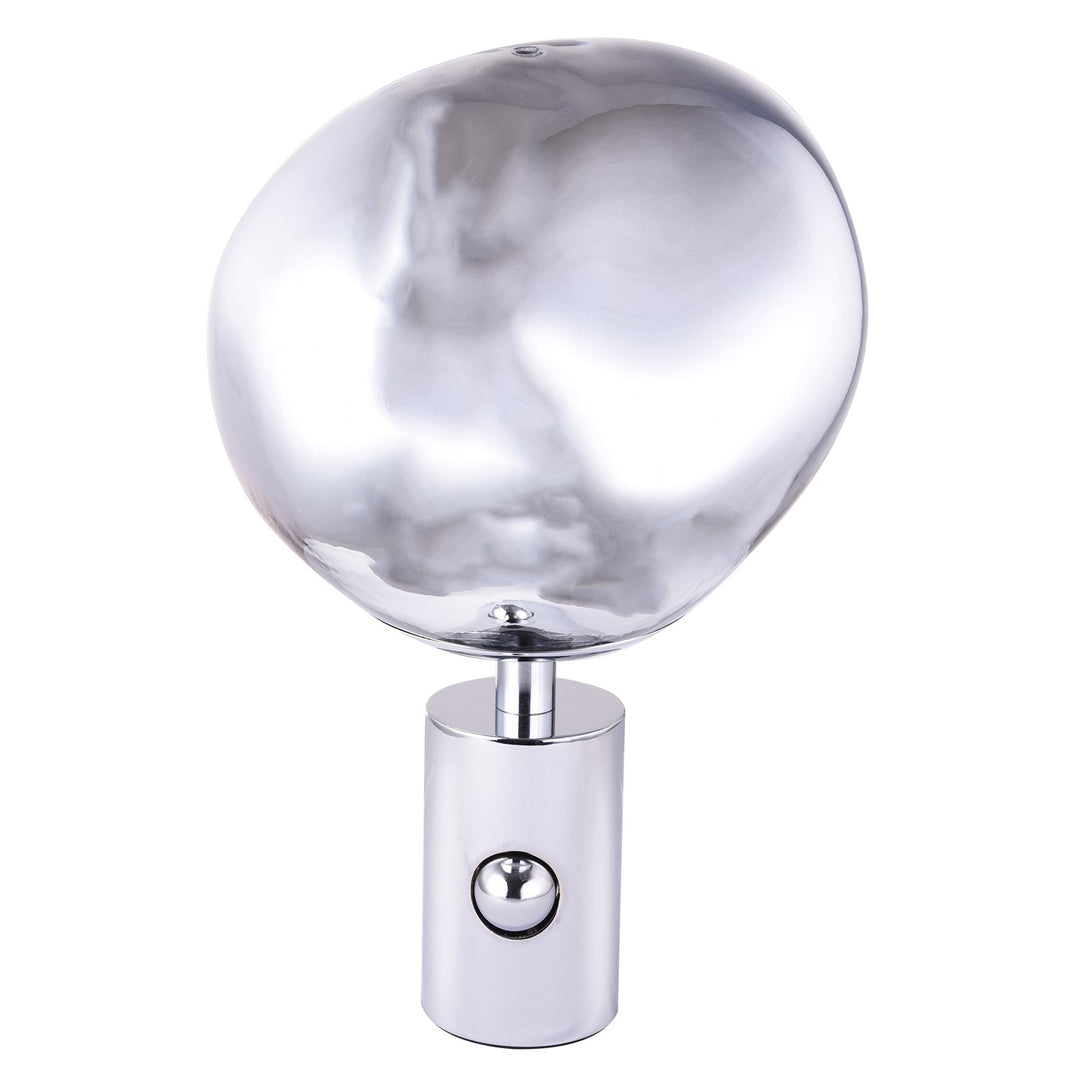 Table Lamp In Silver Finish
