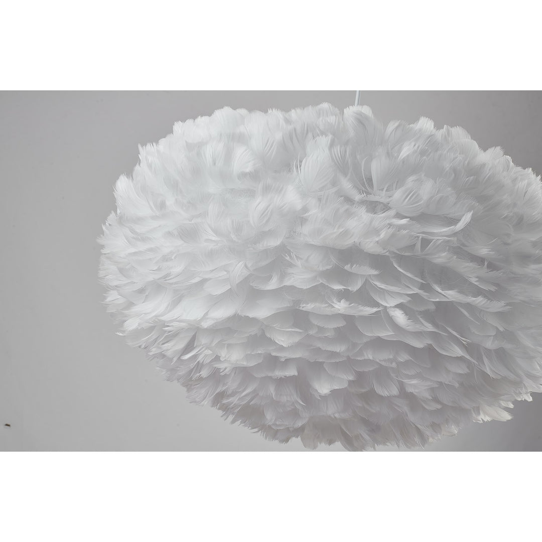 Chandelier In White Finish