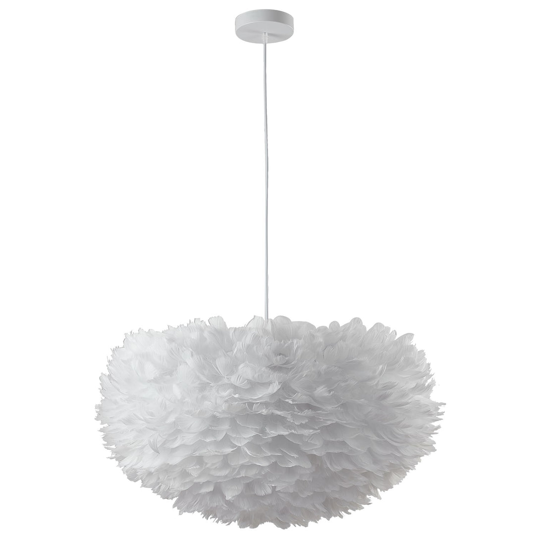 Chandelier In White Finish