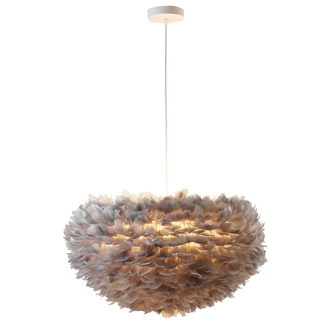 Chandelier In Grey Finish by Bethel