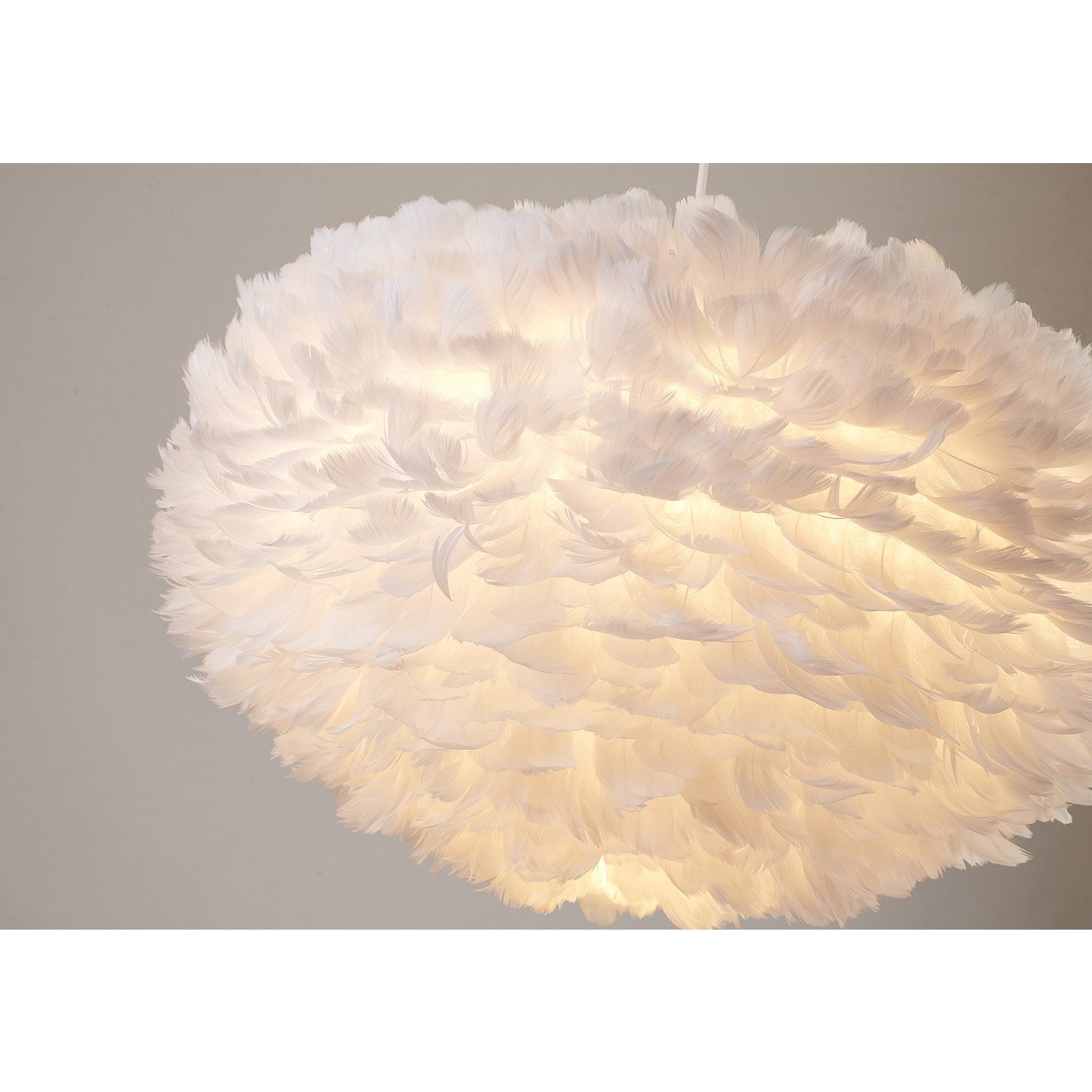 Chandelier In White Finish