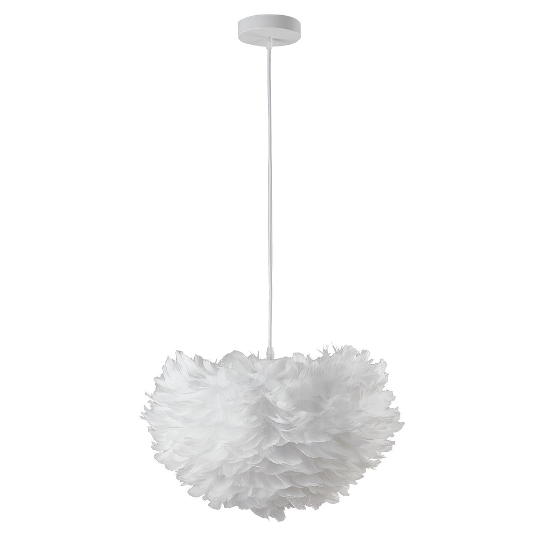 Chandelier In White Finish
