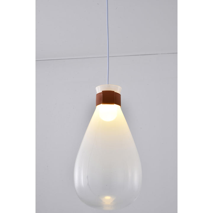Pendant In White Finish