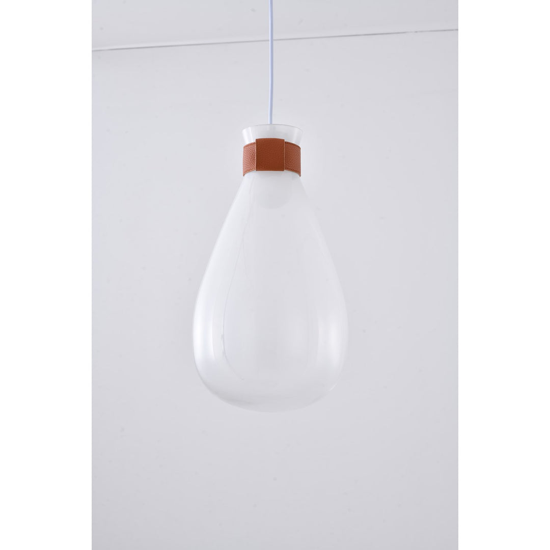 Pendant In White Finish