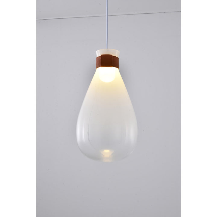 Pendant In White Finish