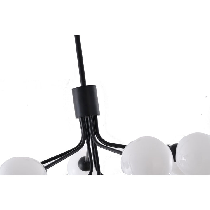 Chandelier In Black Finish