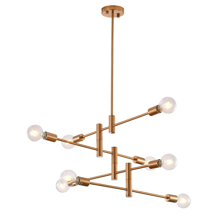 Chandelier In Brass Finish by Bethel