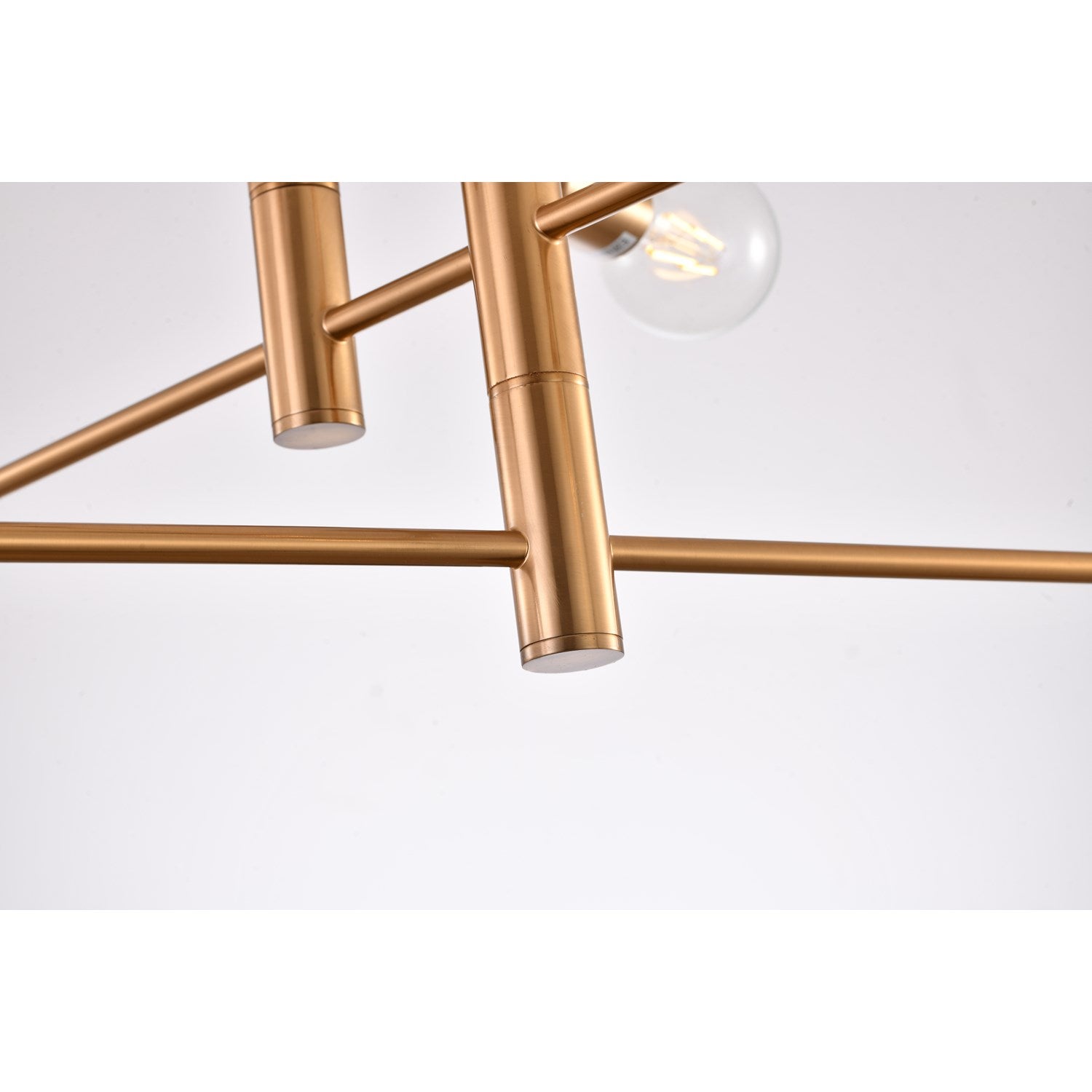 Chandelier In Brass Finish