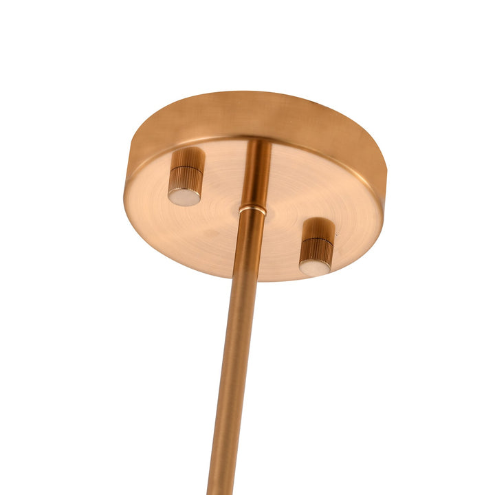 Chandelier In Brass Finish