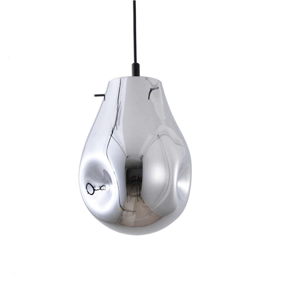 Pendant In Silver & Black Finish
