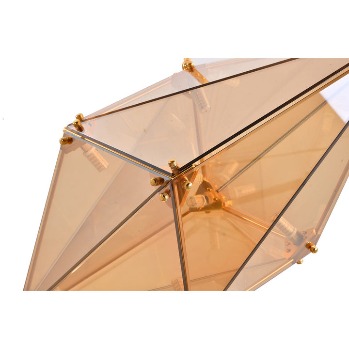 Chandelier In Gold Finish