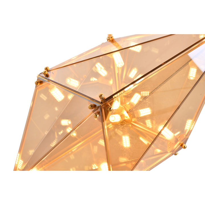 Chandelier In Gold Finish