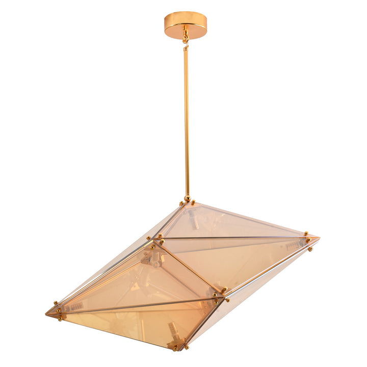 Chandelier In Gold Finish