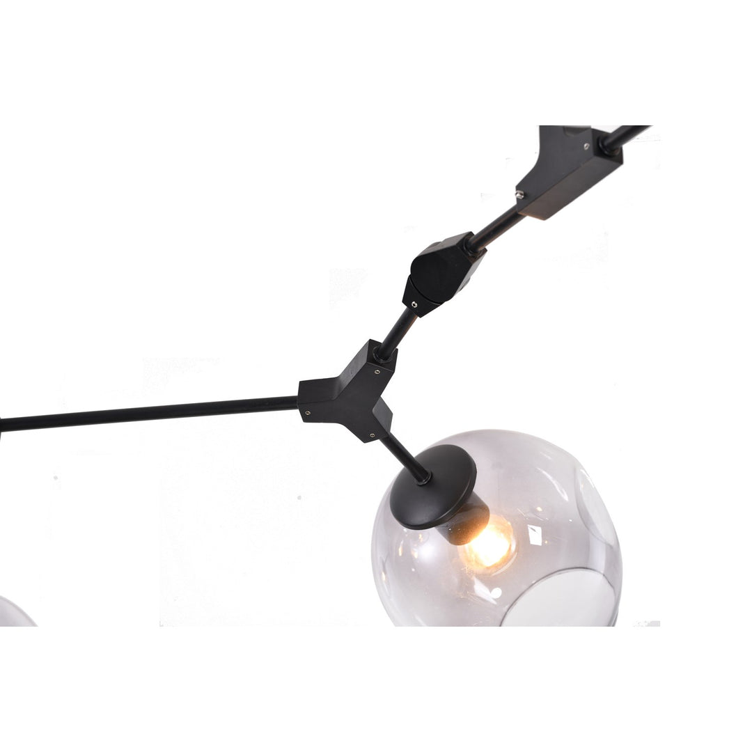 Chandelier In Black Finish