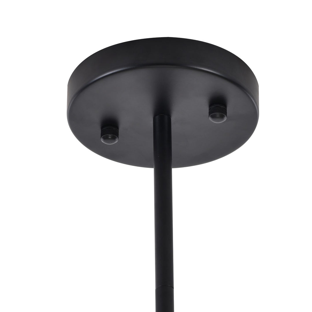 Chandelier In Black Finish