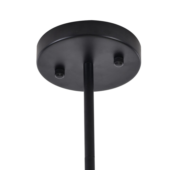 Chandelier In Black Finish