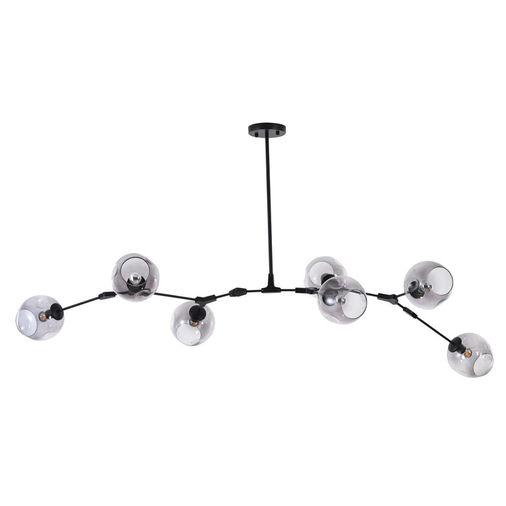 Chandelier In Black Finish