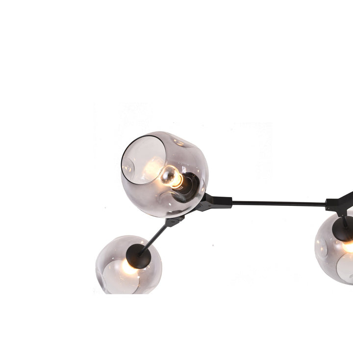 Chandelier In Black Finish