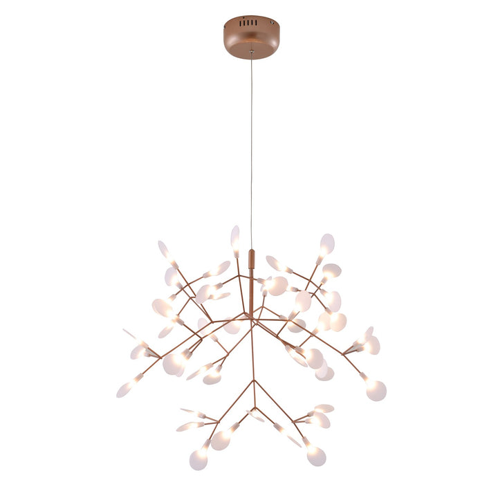 Led Chandelier In Matte Copper Finish by Bethel