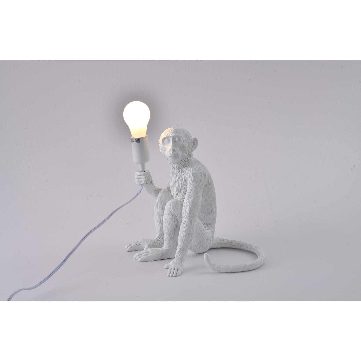Table Lamp In White Finish by Bethel