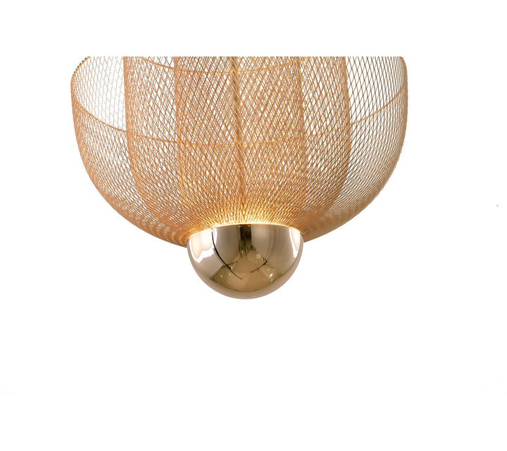 Led Chandelier In Gold Finish
