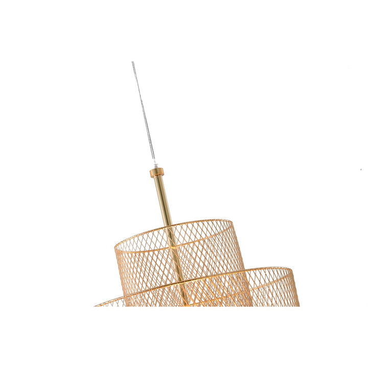 Led Chandelier In Gold Finish