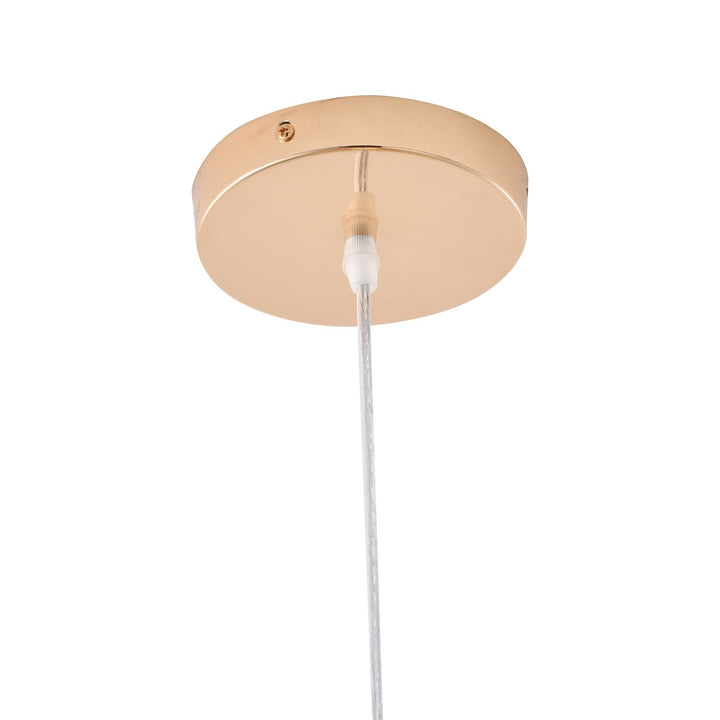 Led Chandelier In Gold Finish