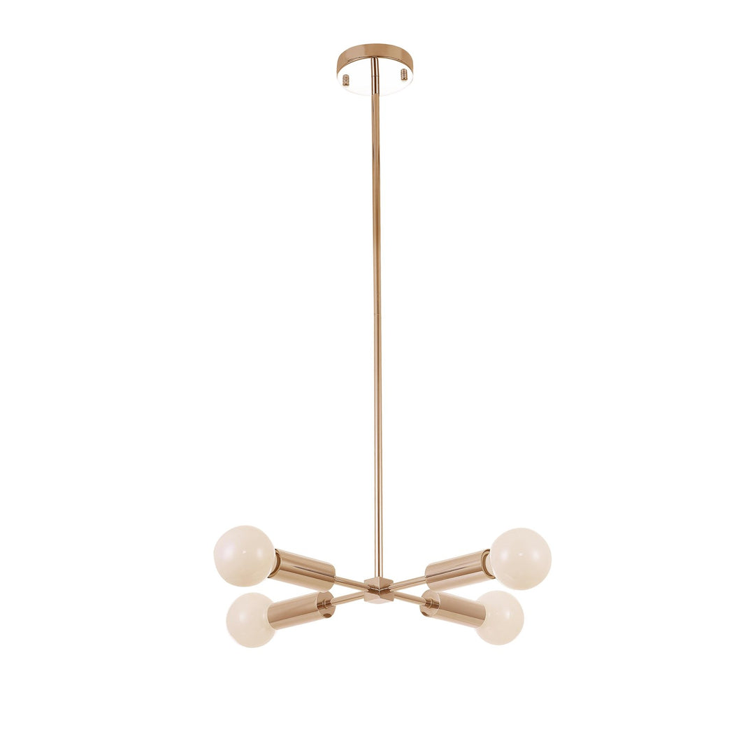 Chandelier In Gold Finish by Bethel