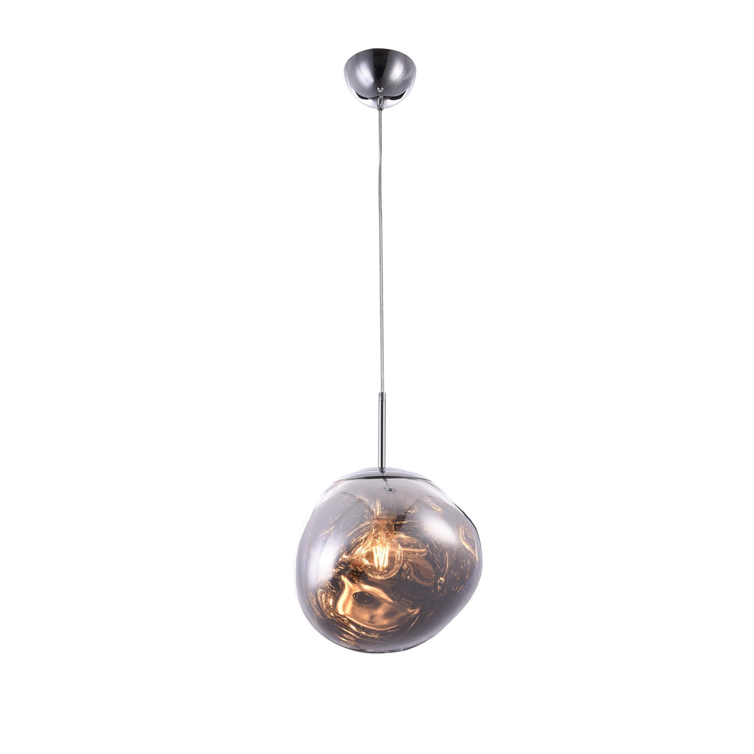 Single Pendant Lighting In Chrome Finish by Bethel