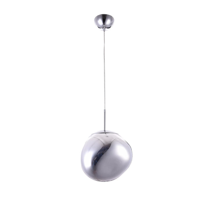 Single Pendant Lighting In Chrome Finish