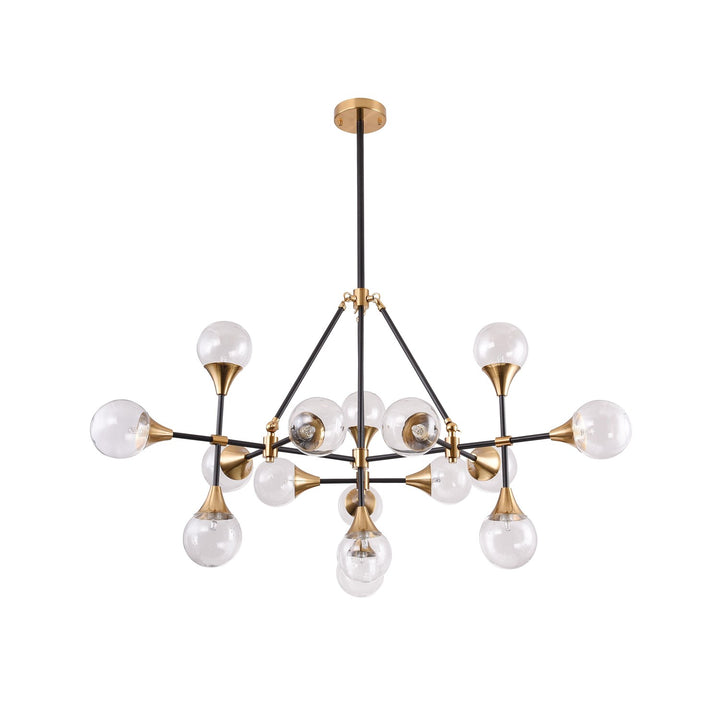 Chandelier In Black Finish