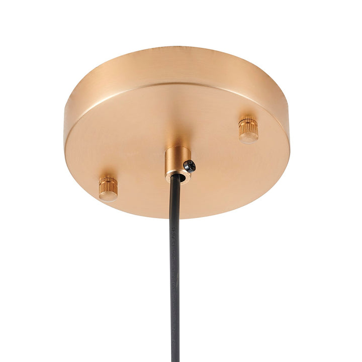 Single Pendant Lighting In Gold Finish