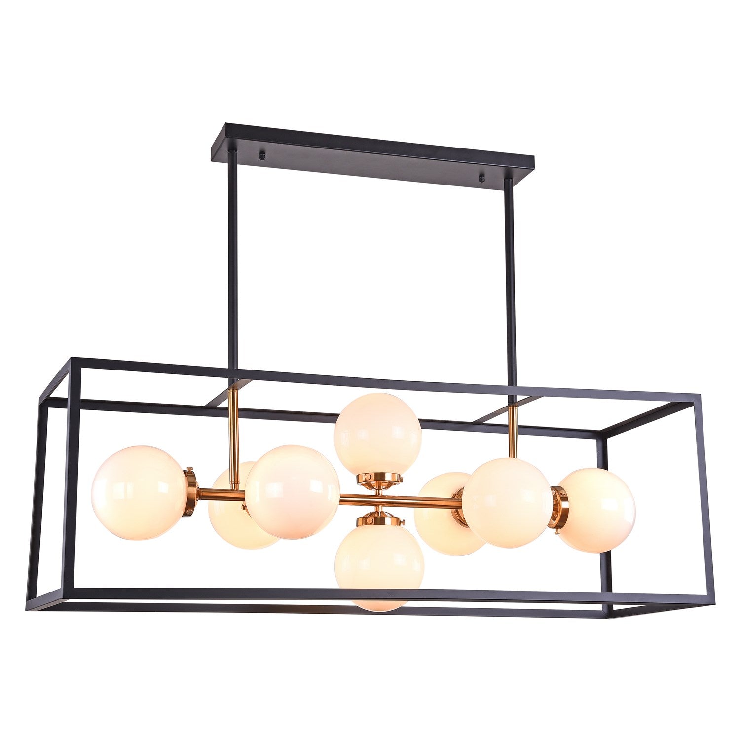 Chandelier In Gold Finish by Bethel